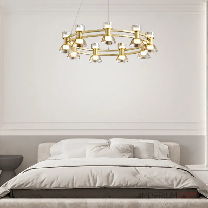 Подвесная люстра BLASIUS D83+63 Black от ImperiumLoft