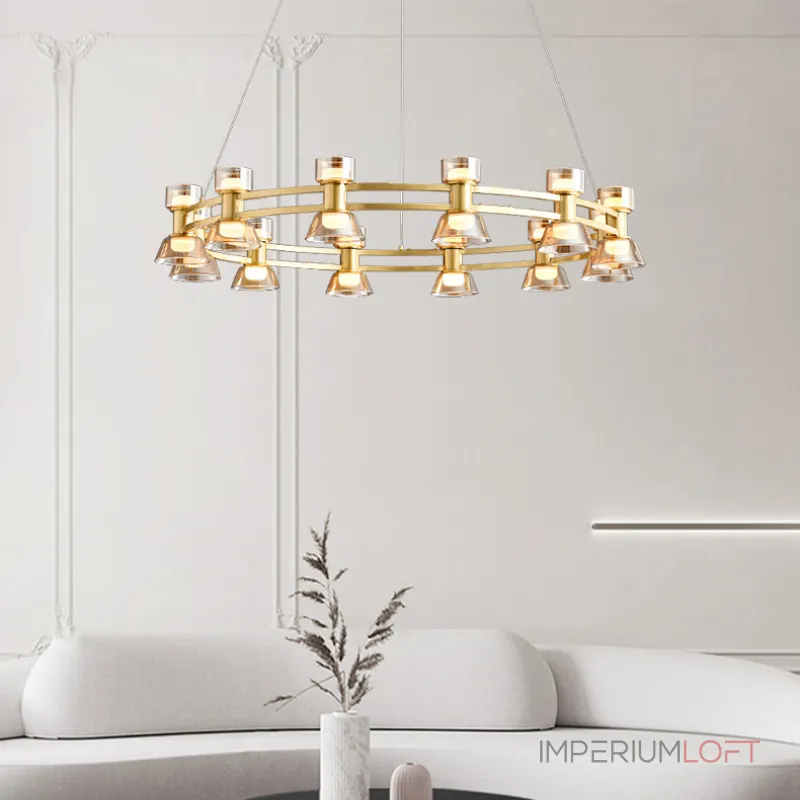 Подвесная люстра BLASIUS D83+63 Black от ImperiumLoft