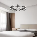 Подвесная люстра BLASIUS D83+63 Black от ImperiumLoft