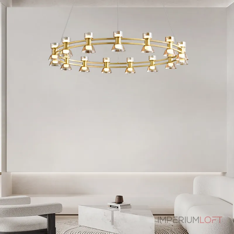 Подвесная люстра BLASIUS D83+63 Black от ImperiumLoft