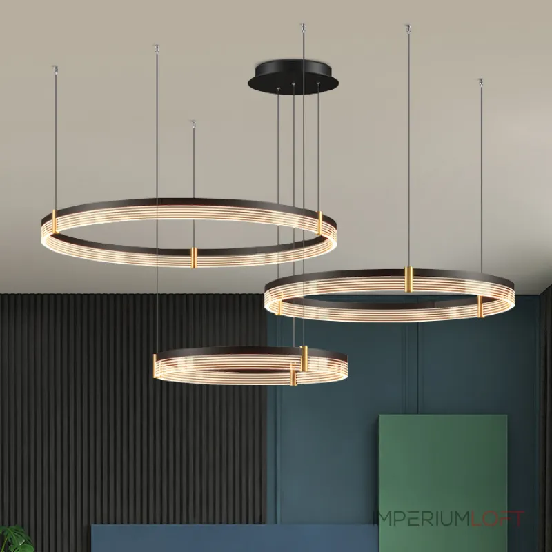Подвесная люстра ALMER COMBO D60+80+100 от ImperiumLoft Подвесная люстра ALMER COMBO D60+80+100 от ImperiumLoft