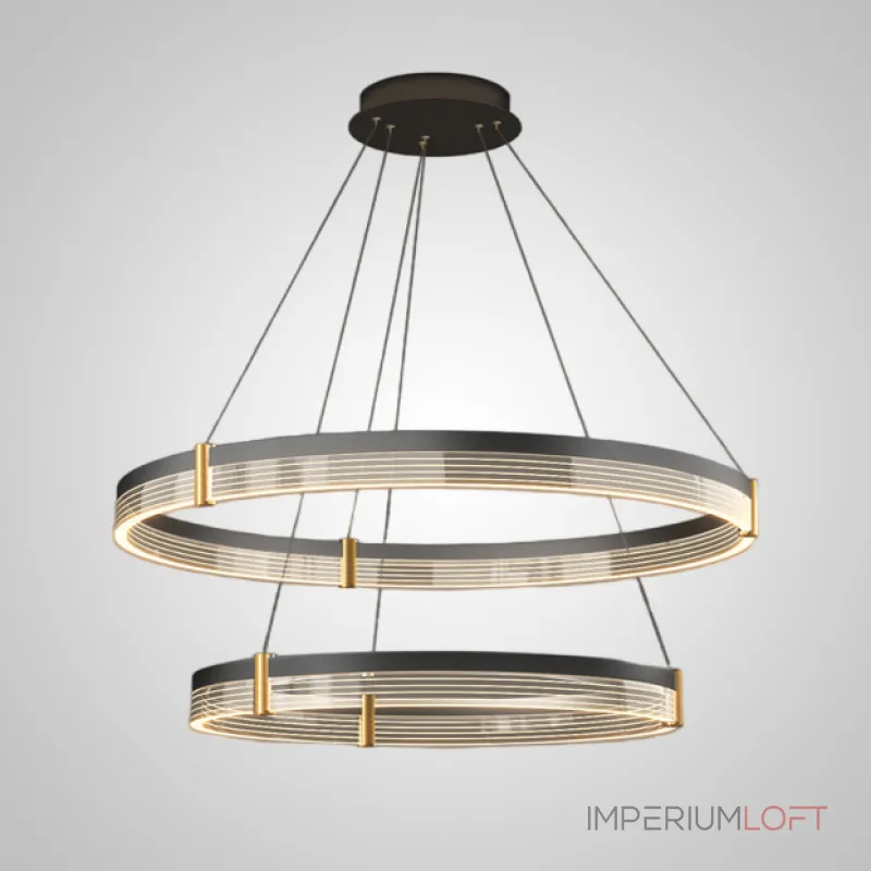 Подвесная люстра ALMER D60+80 от ImperiumLoft Подвесная люстра ALMER D60+80 от ImperiumLoft