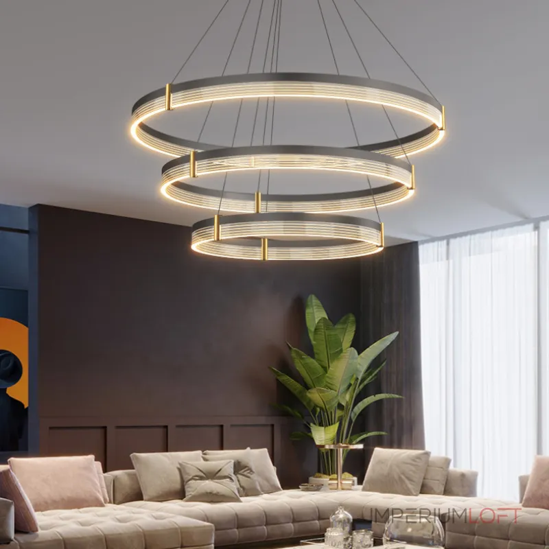 Подвесная люстра ALMER D60+80 от ImperiumLoft Подвесная люстра ALMER D60+80 от ImperiumLoft