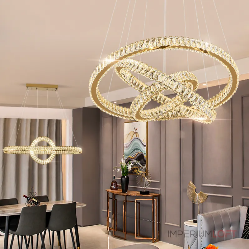 Подвесная люстра SEFENIAS B D30+50+70 Brass от ImperiumLoft