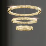 Подвесная люстра SEFENIAS B D30+50+70 Brass от ImperiumLoft