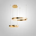 Подвесная люстра SELLIF B RING COMBO D40+60 Brass от ImperiumLoft