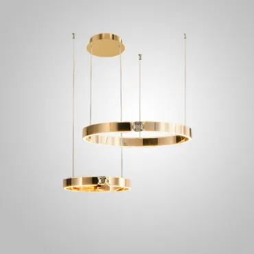 Подвесная люстра SELLIF B RING COMBO D40+60 Brass