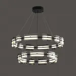 Подвесная люстра BRIAND D61+81 Black от ImperiumLoft