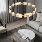 Подвесная люстра BRIAND D61+81 Black от ImperiumLoft