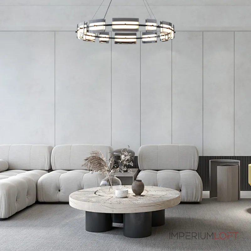 Подвесная люстра BRIAND D61+81 Black от ImperiumLoft