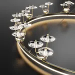 Подвесная люстра DOVRA D70 Brass от ImperiumLoft