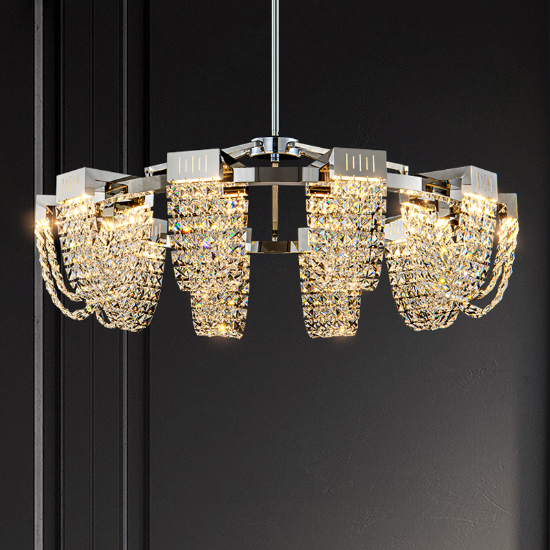 Люстра на штанге ALVARIN D80 Chrome Люстра на штанге ALVARIN D80 Chrome