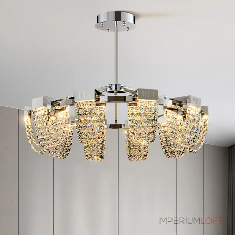 Люстра на штанге ALVARIN D80 Chrome Люстра на штанге ALVARIN D80 Chrome