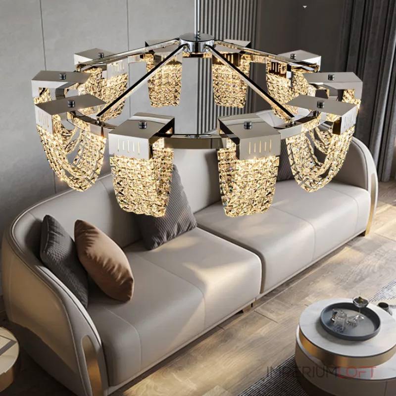 Люстра на штанге ALVARIN D80 Chrome Люстра на штанге ALVARIN D80 Chrome