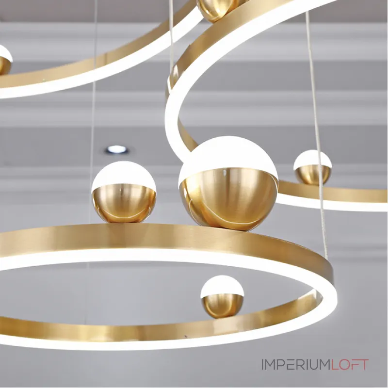 Подвесная люстра HOLVAST COMBO B D60+80 от ImperiumLoft