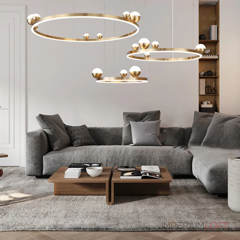 Подвесная люстра HOLVAST COMBO B D60+80 от ImperiumLoft