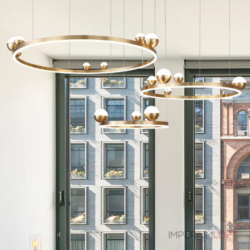 Подвесная люстра HOLVAST COMBO B D60+80 от ImperiumLoft