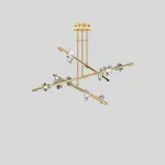 Люстра на штанге CAMILIA CH D100 Brass