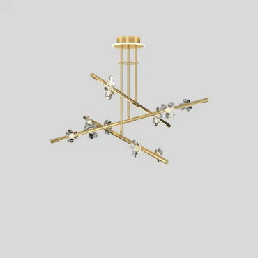 Люстра на штанге CAMILIA CH D100 Brass