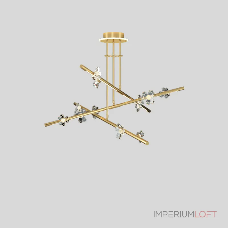 Люстра на штанге CAMILIA CH D100 Brass Люстра на штанге CAMILIA CH D100 Brass