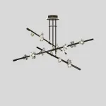 Люстра на штанге CAMILIA CH D120 Black