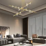 Люстра на штанге CAMILIA CH D120 Brass