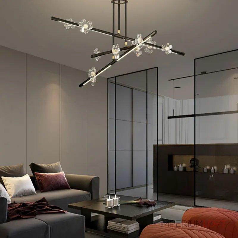 Люстра на штанге CAMILIA CH D120 Brass