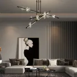 Люстра на штанге CAMILIA CH D120 Brass