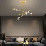 Люстра на штанге CAMILIA CH D120 Brass