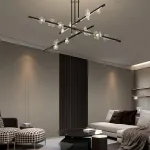 Люстра на штанге CAMILIA CH D120 Brass