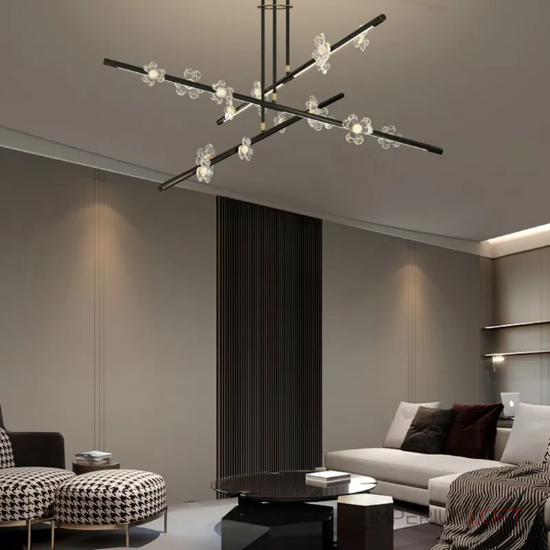 Люстра на штанге CAMILIA CH D120 Brass