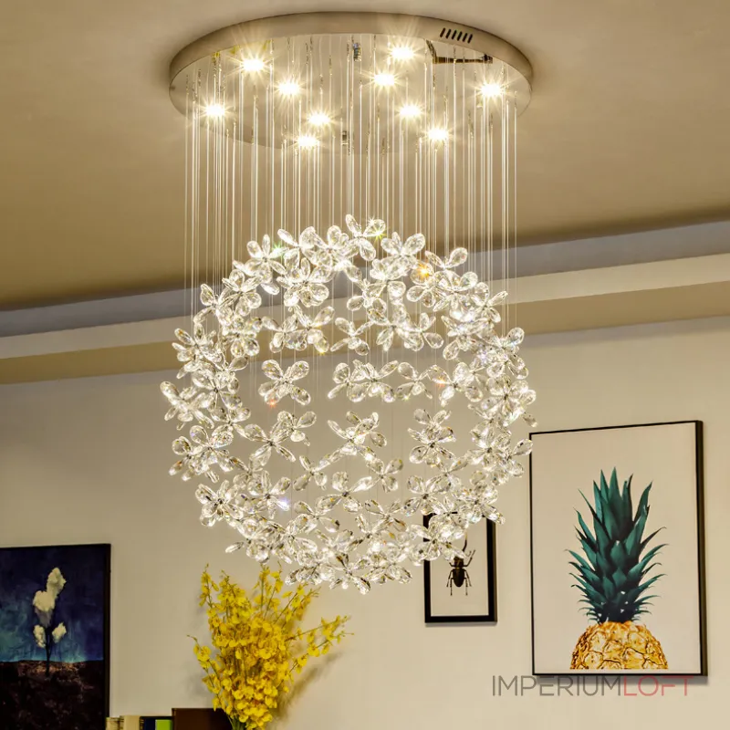 Подвесная люстра LUCIEN D120 Amber от ImperiumLoft