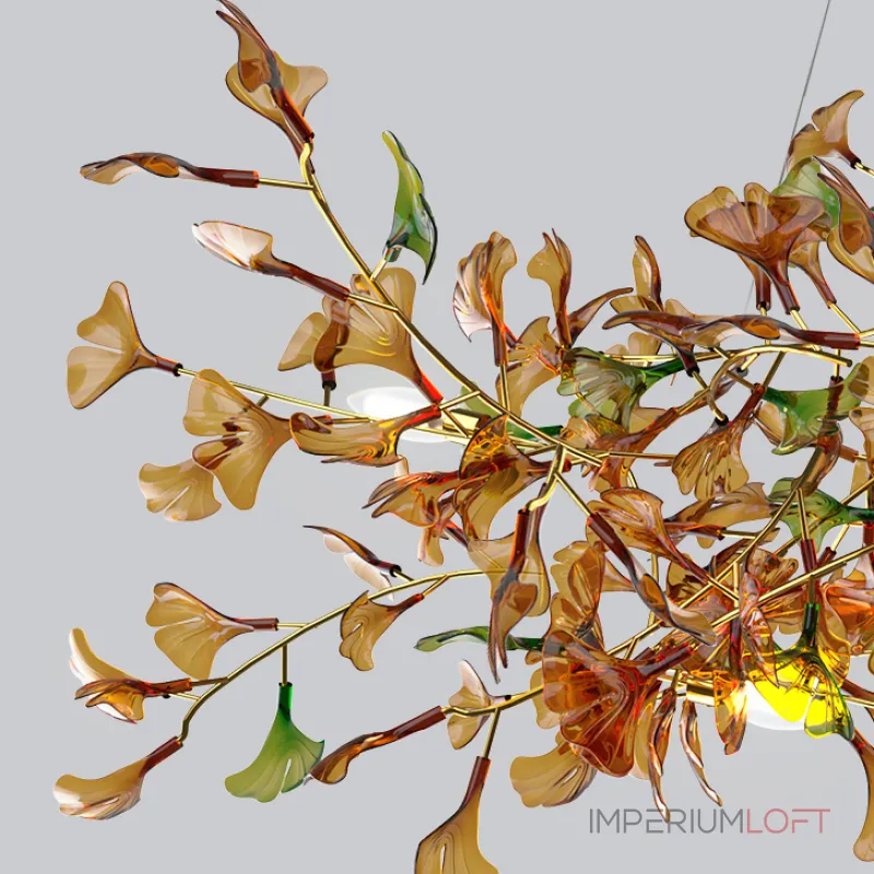 Подвесная люстра ELLING A L150 Green от ImperiumLoft