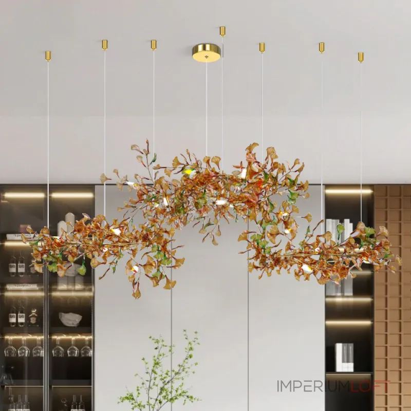 Подвесная люстра ELLING A L150 Green от ImperiumLoft