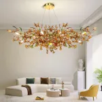 Подвесная люстра ELLING A L150 Green от ImperiumLoft