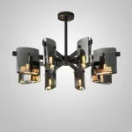 Люстра на штанге JANICE CH L8 Black