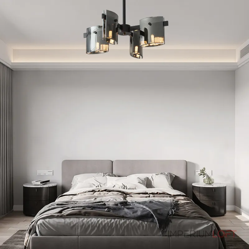 Люстра на штанге JANICE CH L10 Brass