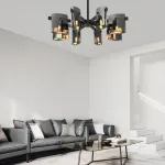 Люстра на штанге JANICE CH L10 Brass