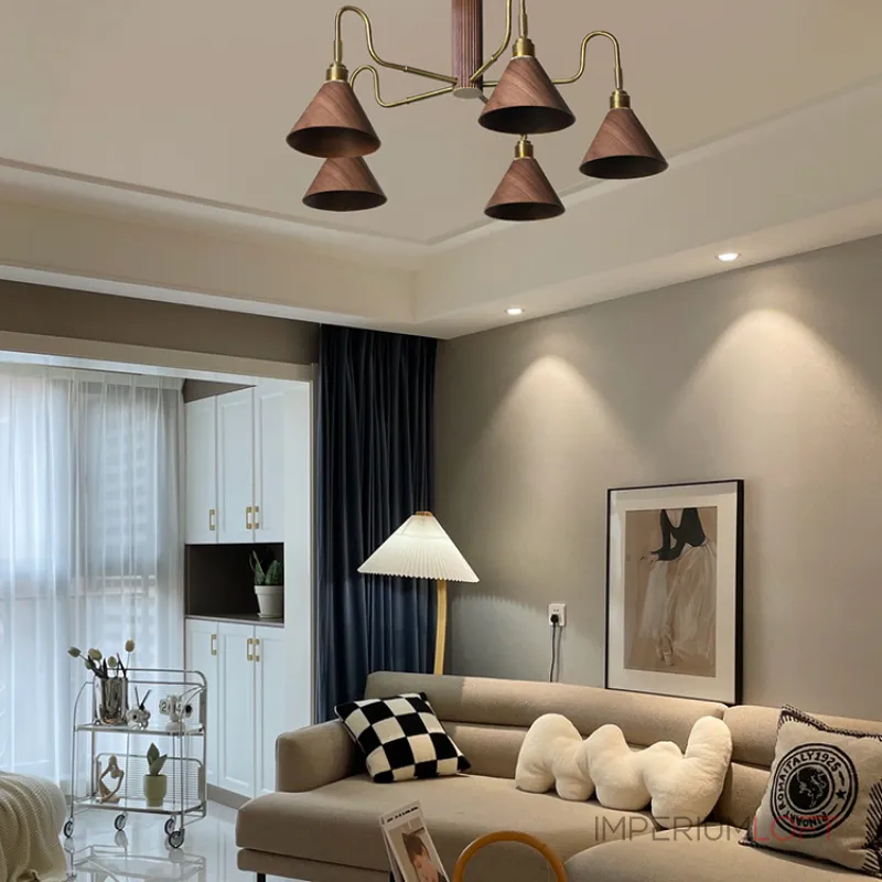 Подвесная люстра DOMENIC B D75 Light Brown от ImperiumLoft