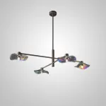 Люстра на штанге MILIAN CH L4 Black Grey