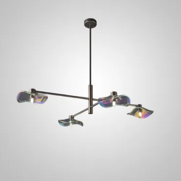 Люстра на штанге MILIAN CH L4 Black Grey