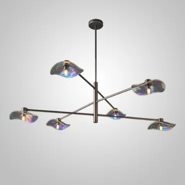 Люстра на штанге MILIAN CH L6 Black Grey Люстра на штанге MILIAN CH L6 Black Grey