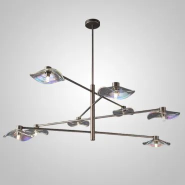Люстра на штанге MILIAN CH L8 Black Grey Люстра на штанге MILIAN CH L8 Black Grey