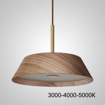 Подвесной светильник BENONI B D27 Walnut Трехцветный свет