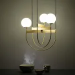 Подвесной светильник GIERTON D78 Light brown от ImperiumLoft