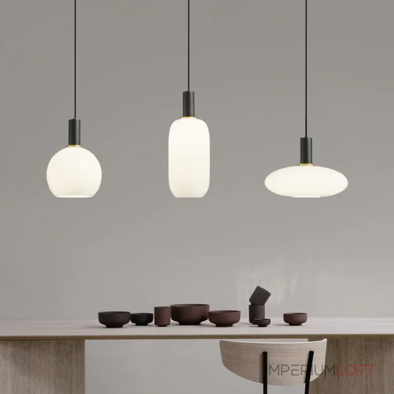 Подвесной светильник IRIS WHITE  A Black от ImperiumLoft