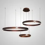 Подвесная люстра SELLIF B RING COMBO D40+60+80 Brown от ImperiumLoft