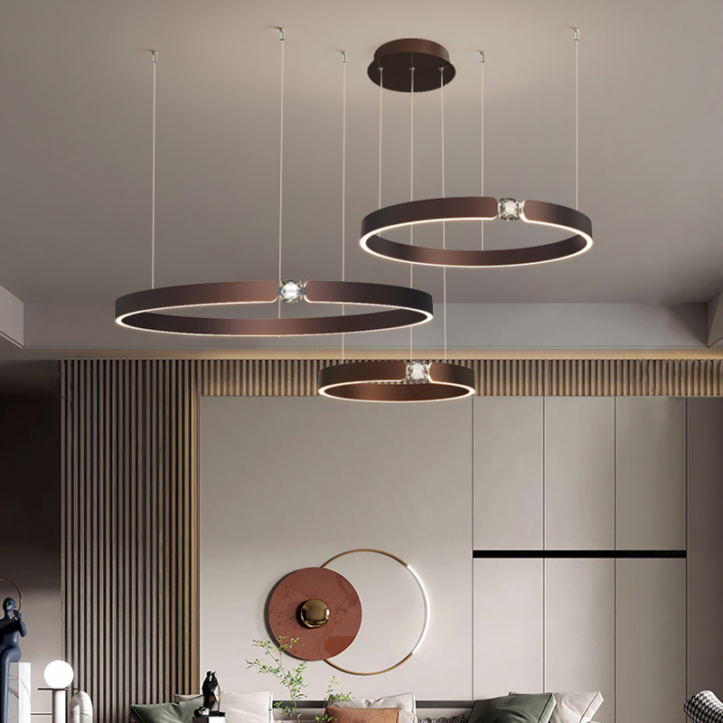 Подвесная люстра SELLIF B RING COMBO D40+60+80 Brass от ImperiumLoft