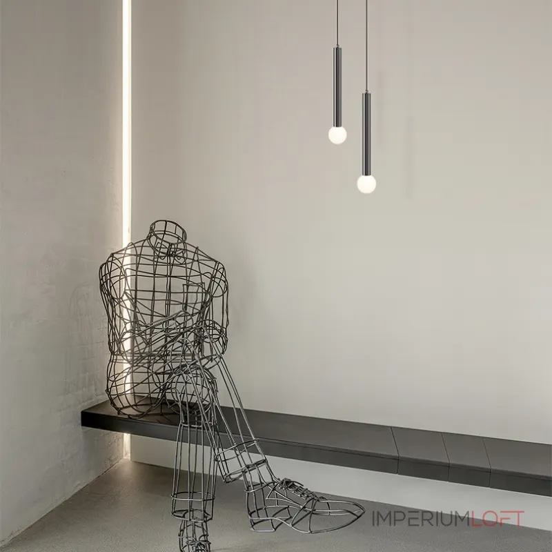 Подвесной светильник FEDDE L2 Pearl Black от ImperiumLoft