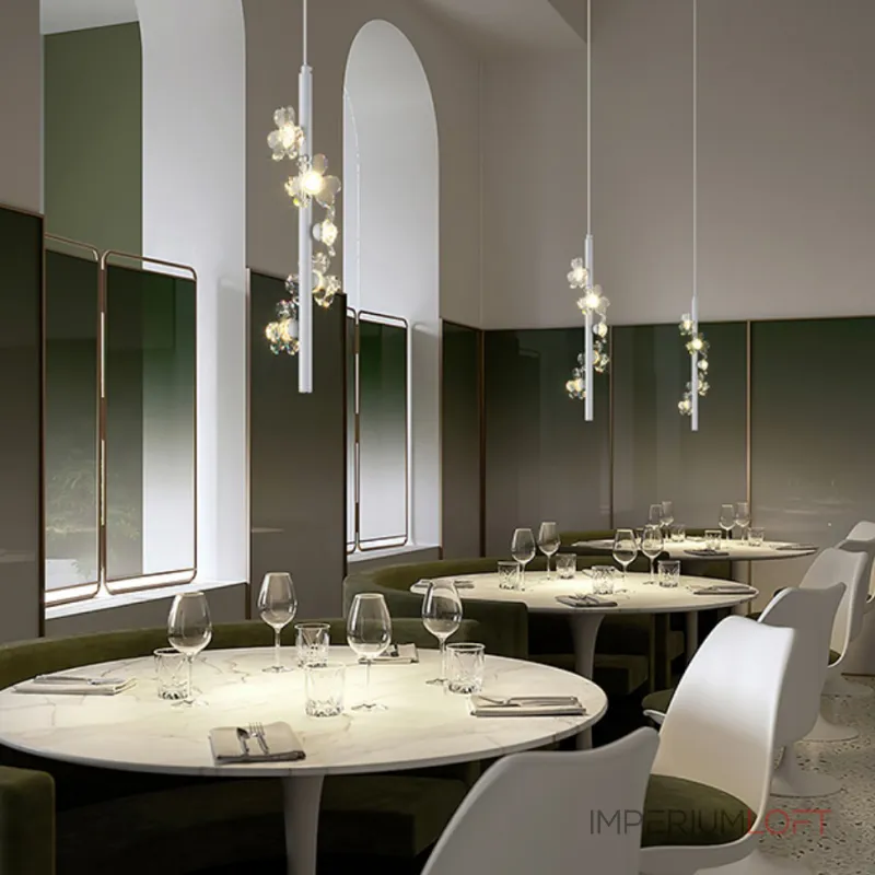 Подвесной светильник CAMILIA BW L5 Chrome от ImperiumLoft